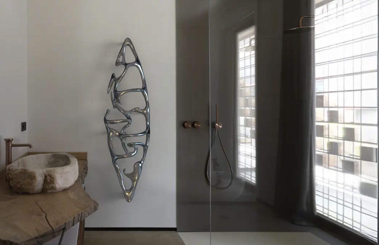 Where exactly does the high-end feature of high-end bathroom electric towel racks lie?