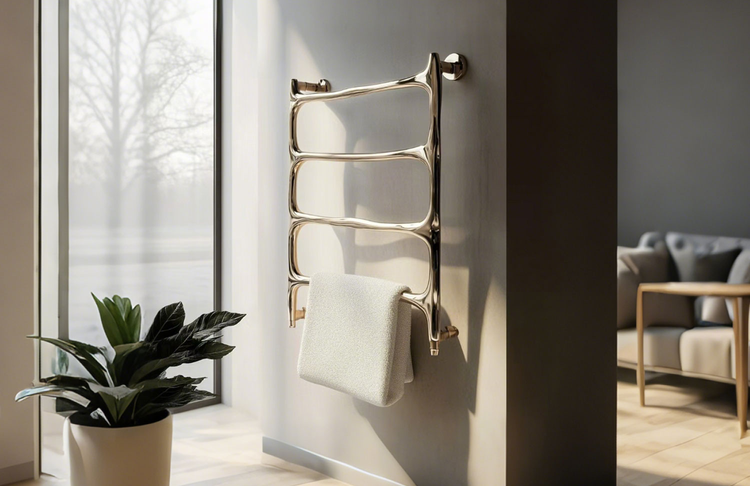 What are the types of electric towel racks?