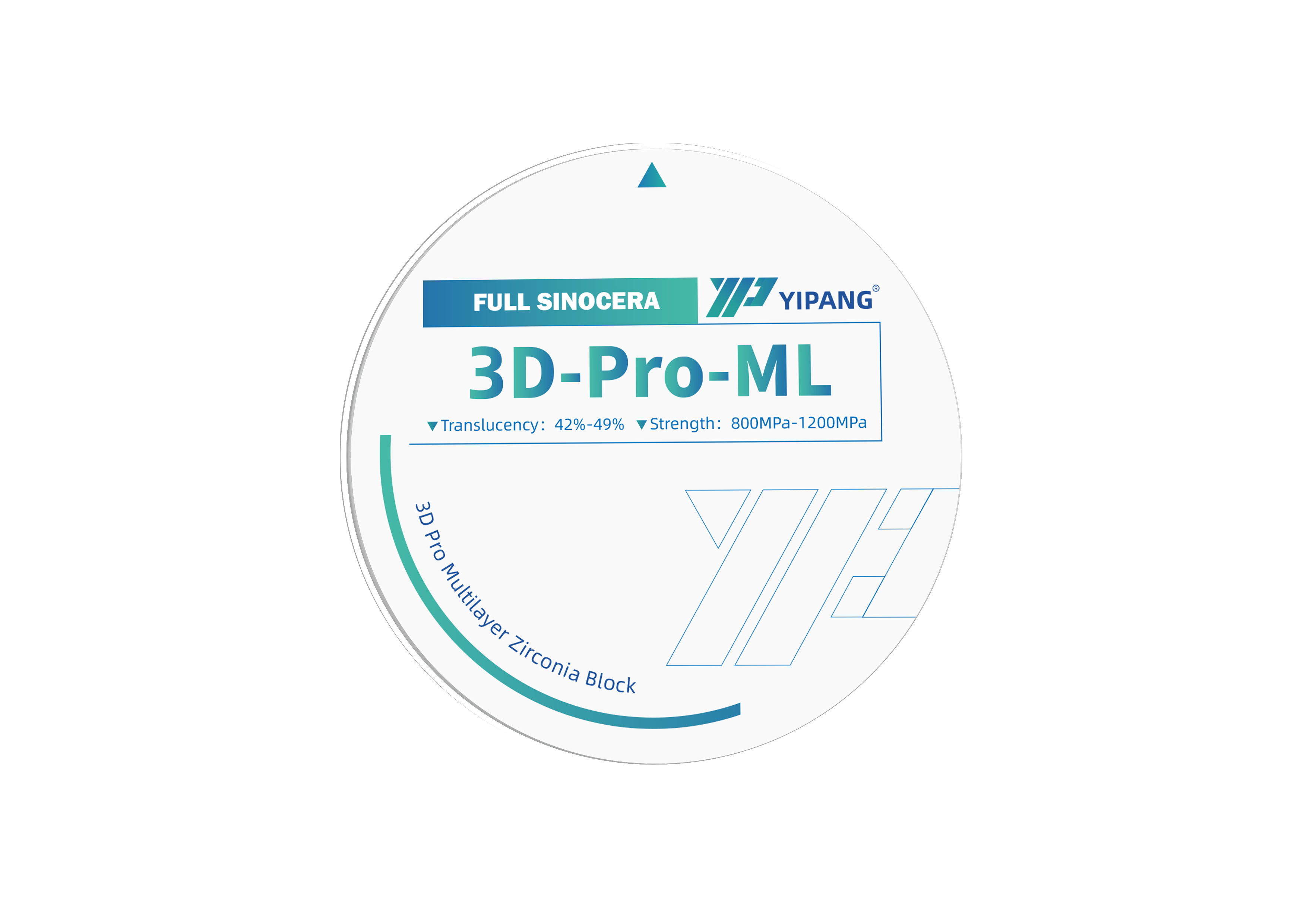 பல் மருத்துவ CAD/CAM-க்கான 3D-Pro-ML சிர்கோனியா தொகுதி