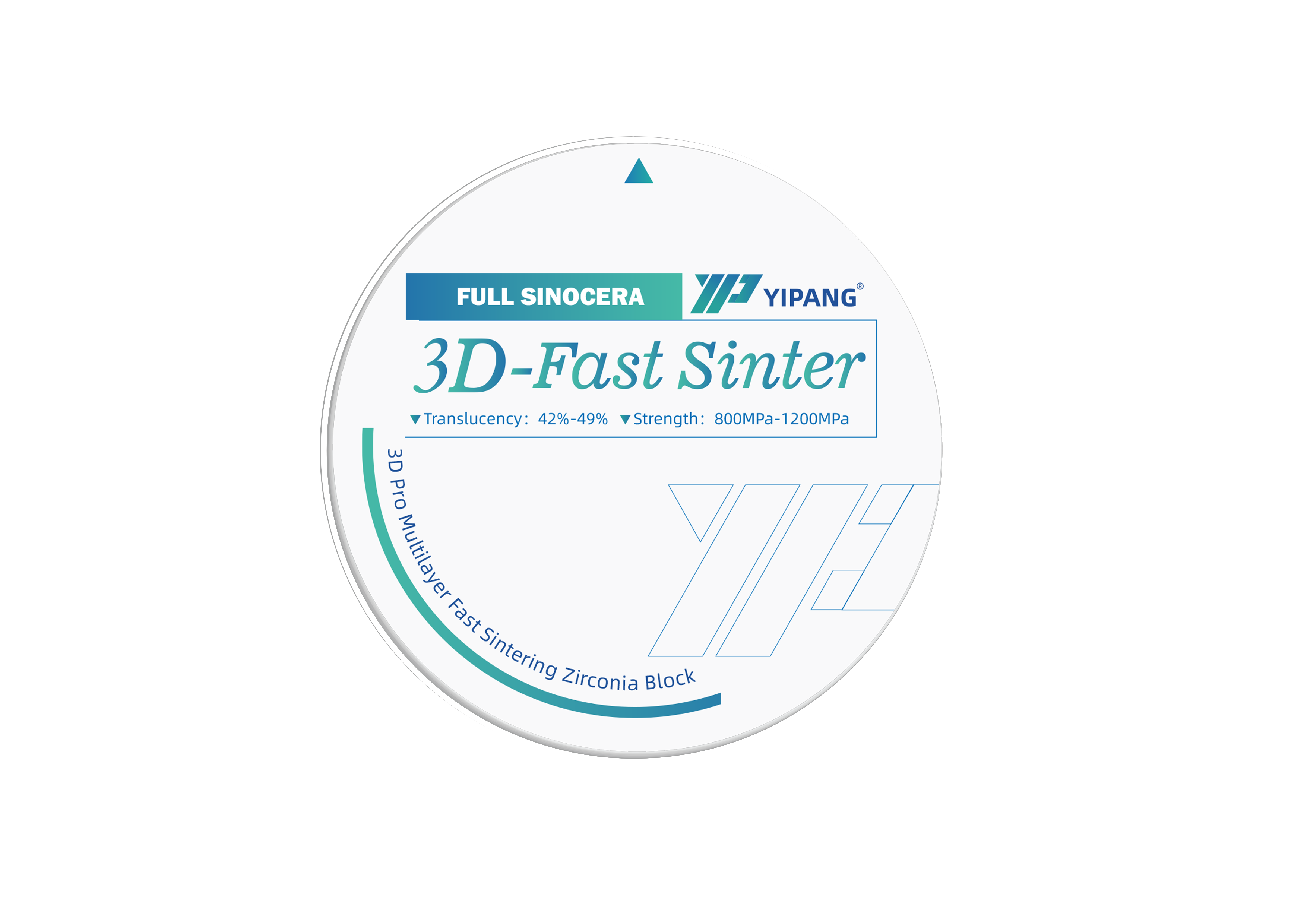 பல் மருத்துவ CAD/CAM-க்கான 3D-வேகமான சின்டர் சிர்கோனியா தொகுதி