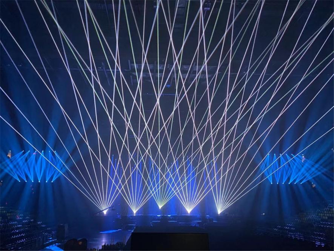 20W RGB Laser projector with Divergence1mrad DT 50B scanner for outdoor laser shows (6)pxx