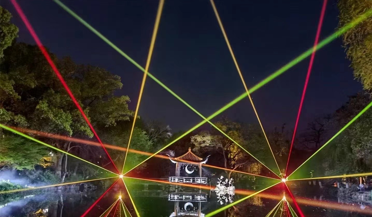 40W RGB Laser projector with Fiber Diodes and Round Beams (5)clq
