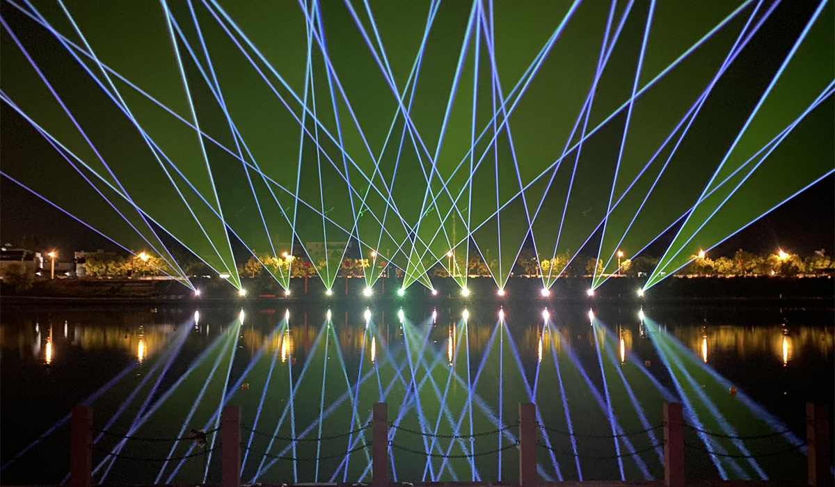 40W RGB Laser projector with Fiber Diodes and Round Beams (6)mzt