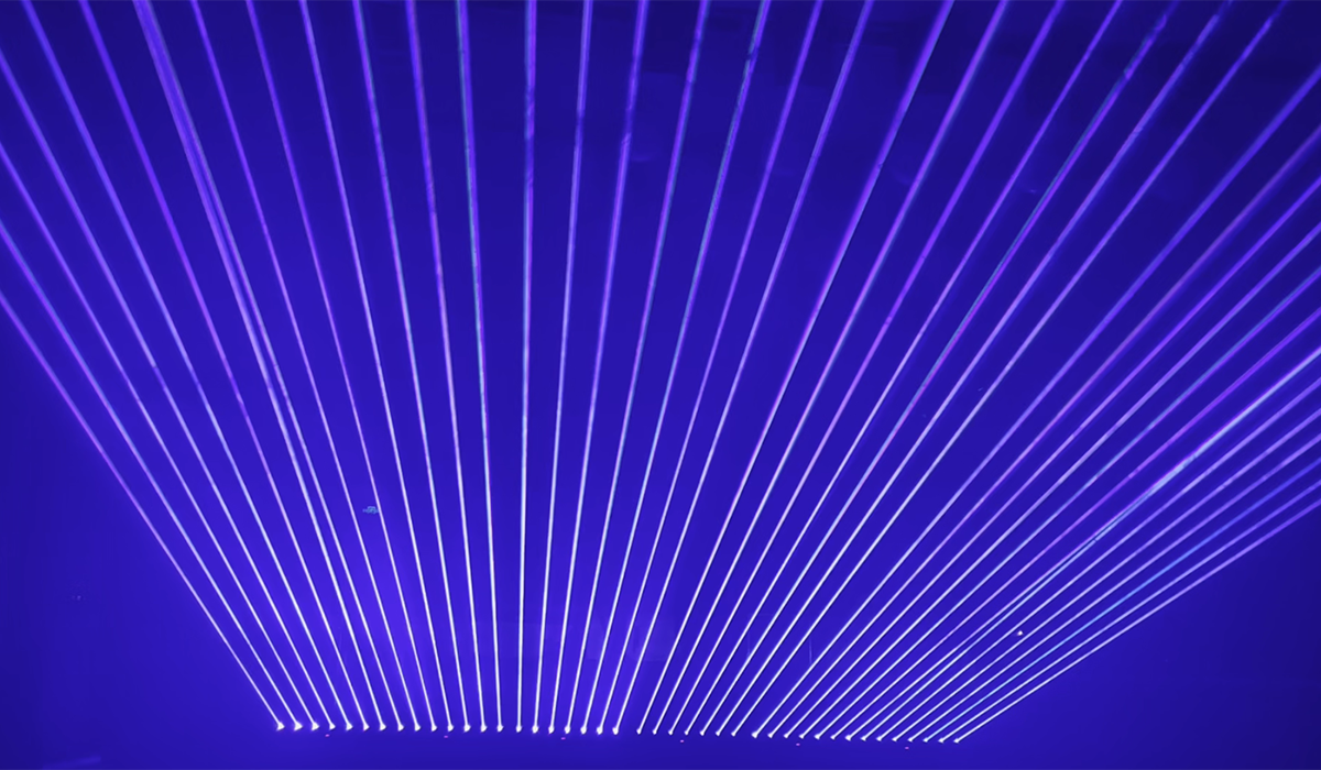 Red laser beam bar with static beams (5)vwx