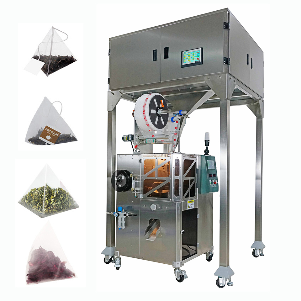 pyramid tea bag  packing machine2dkk