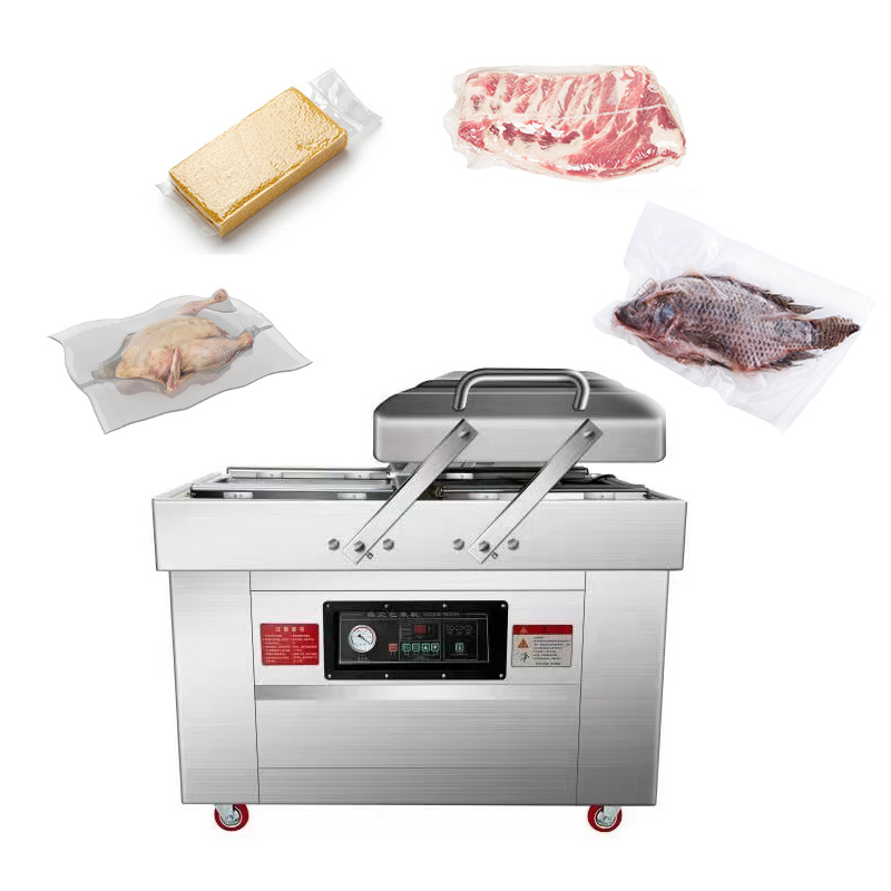 Double chamber Vacuum sealer machine for f...