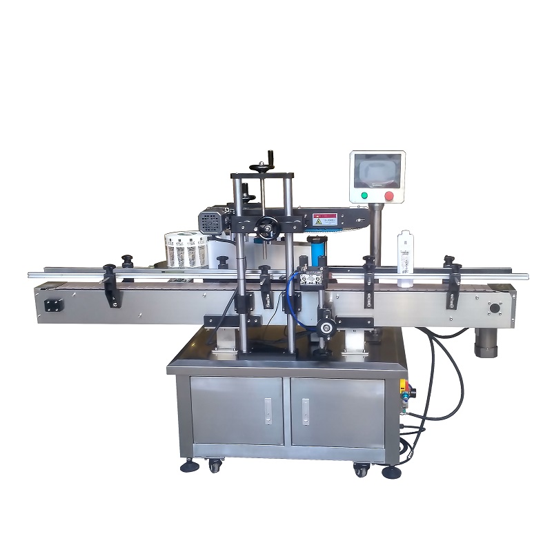 special-shaped side flat bottle labeling machine model:VRM-100H