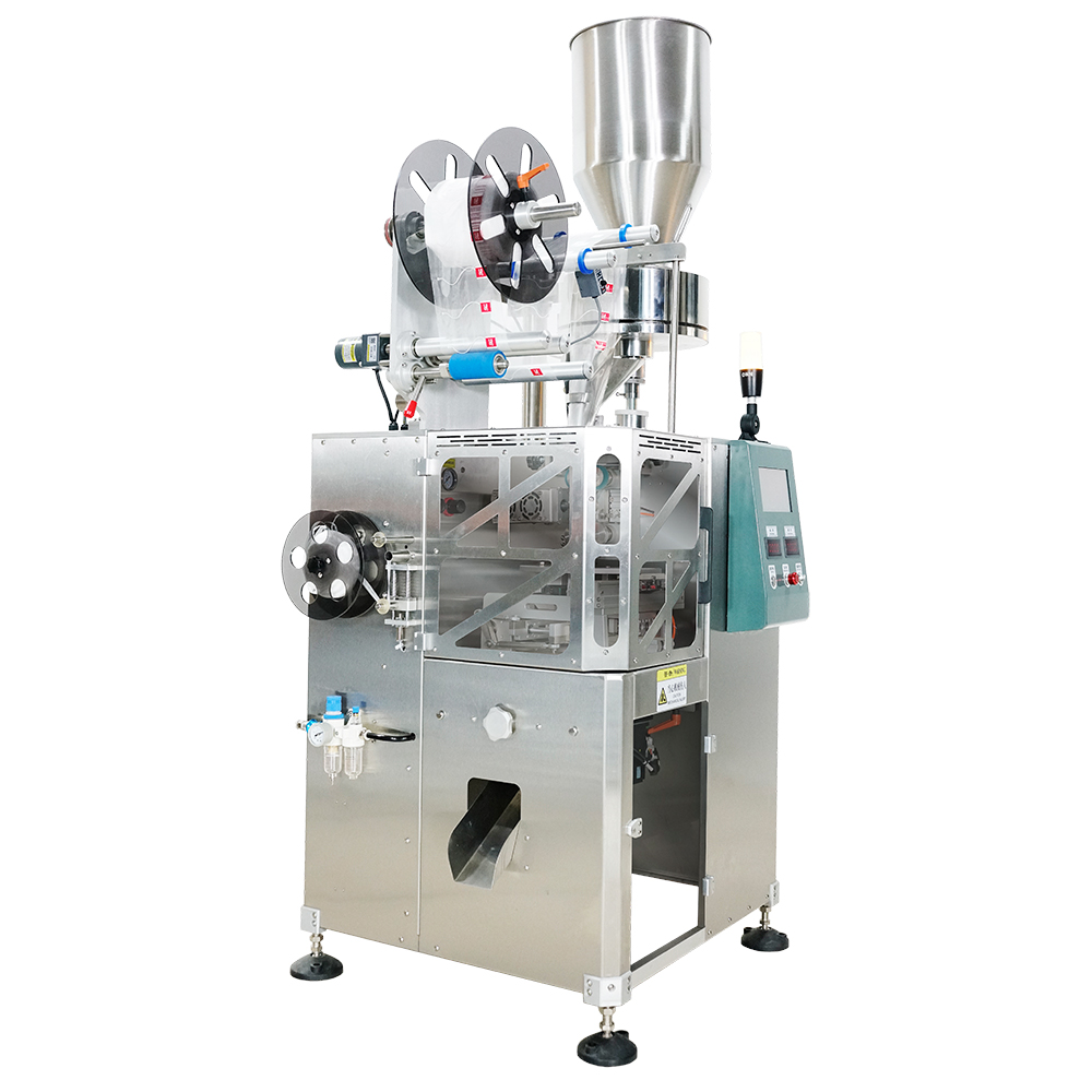 pyramid tea bag machine with volume cup dispenser model:TTV-06