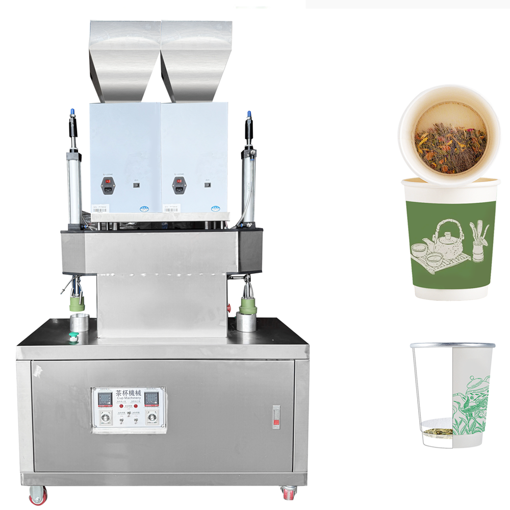 Double station Cup tea packaging machine M...