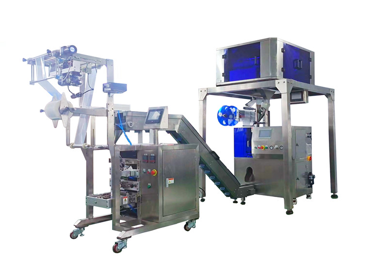 Pyramid tea bag with outer envelope packing machine Model :TPW-06