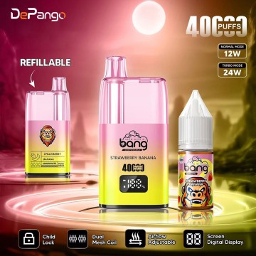 Bang 40000 Puffs 40k Vape Refillable Oil Adjustable Airflow