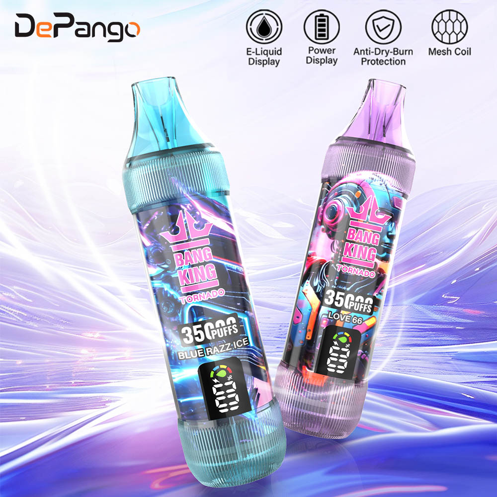 Bang King Anti-dry-burn Protection Digital Display Disposable Vape