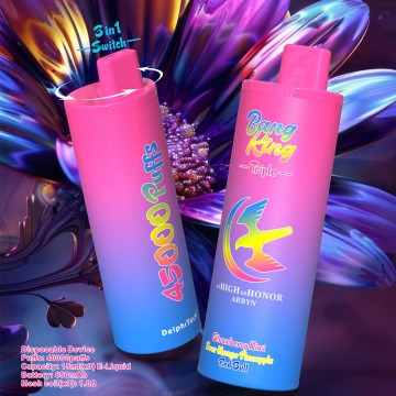 Bang King Triple 45k Puffs 3in1 Flavors Rechargeable Disposable Vape