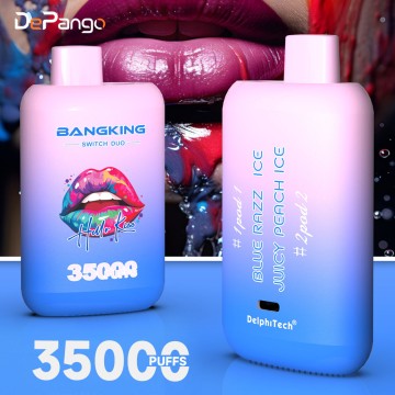 Bang King Switch Duo 35000puffs Disposable Rechargeable Dual Flavors Vape