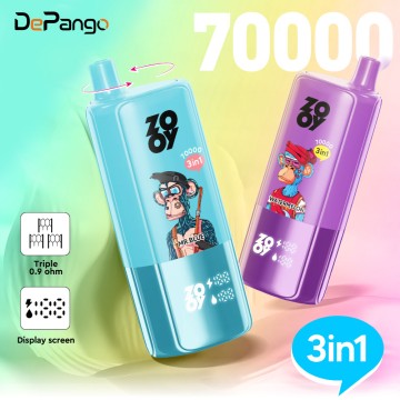 Zooy Triple 70k Puffs Triple Flavors Disposable Vape