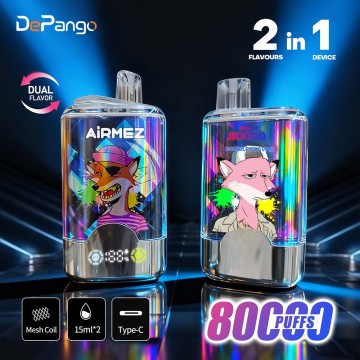 AiRMEZ FOX 2 IN 1 80K Puffs Disposable Vape