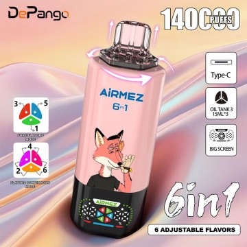 Airmez Fox 6in1 140K Puffs Disposable Vape