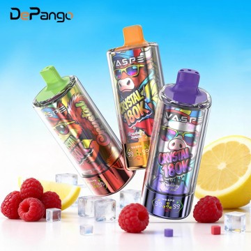 Vaporizador desechable WASPE Crystal 8 en 1 con 180.000 caladas.