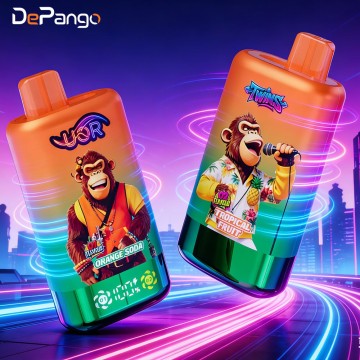 Vaporizador desechable UOR Twins de doble sabor con 80.000 caladas.