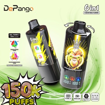 Bang Legend 150K bouffées 6 saveurs Vape jetable