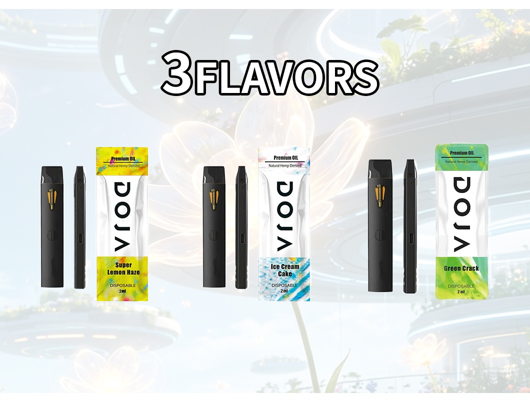 Custom DOJA 1600 Puffs D9-TAC 2ML Of E-liquid Adjustable Airflow Disposable  V Suppliers, Factory
