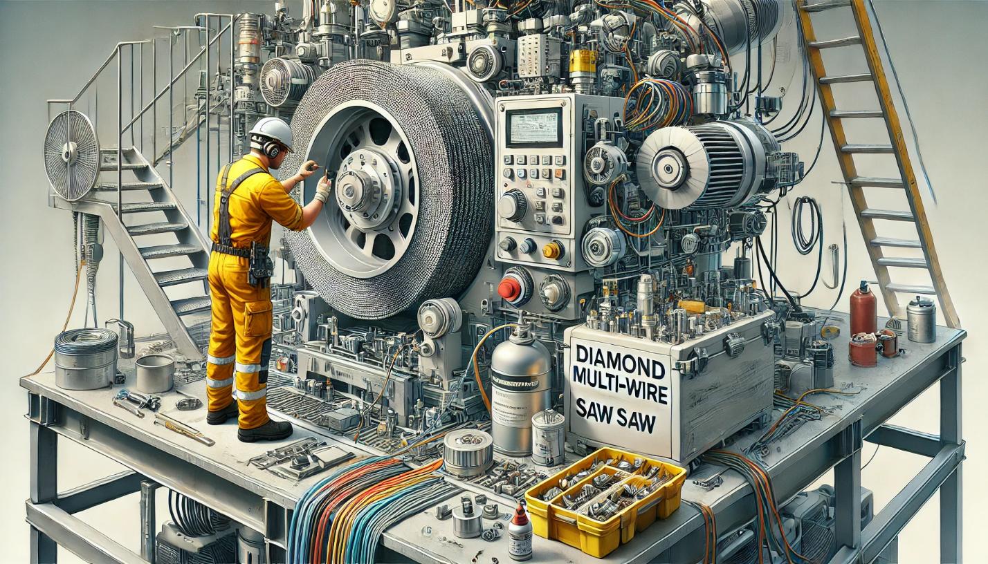 Maintenance Methods for Diamond Multi-Wire Saw Cutting Machines
