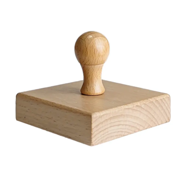High-Quality Custom Traditional Rectangle Wooden Hand Rubber Stamps