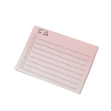 80gsm Paper Custom Lined Rectangular Sticky Notes 4X6 Ruled Colorful Memo Pads, 50 Sheets/pad