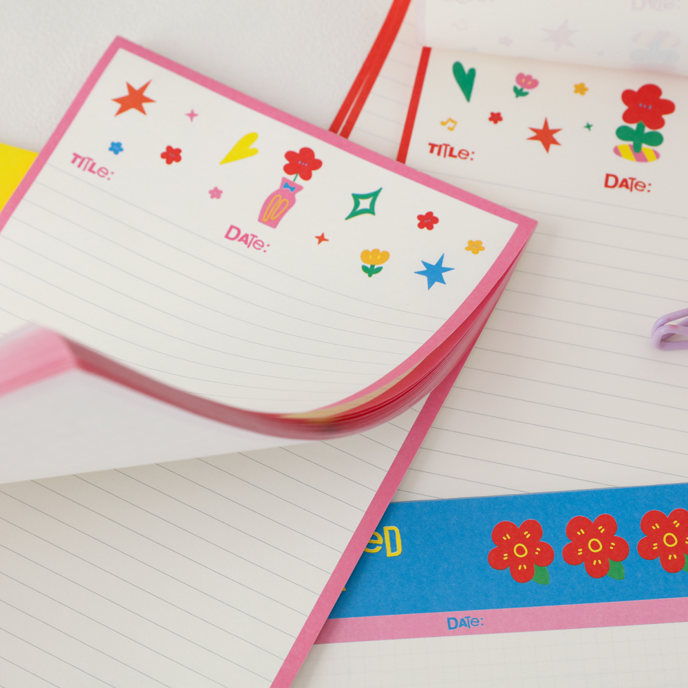 Personalized Monogram Notepad Stationery D...
