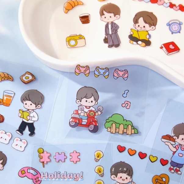 The Clear (Transparent) Vinyl Stickers
