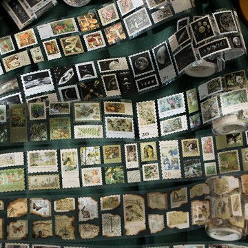 Vintage Style Stamp Washi Tape Set Custom ...