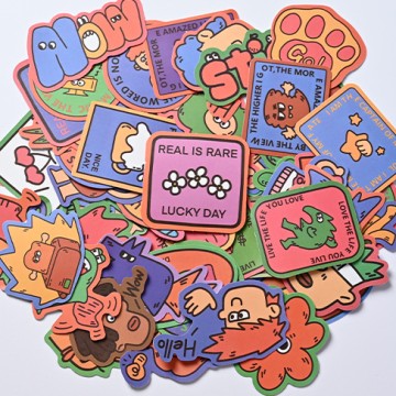 Custom Design Printing Die Cut Stickers Ad...