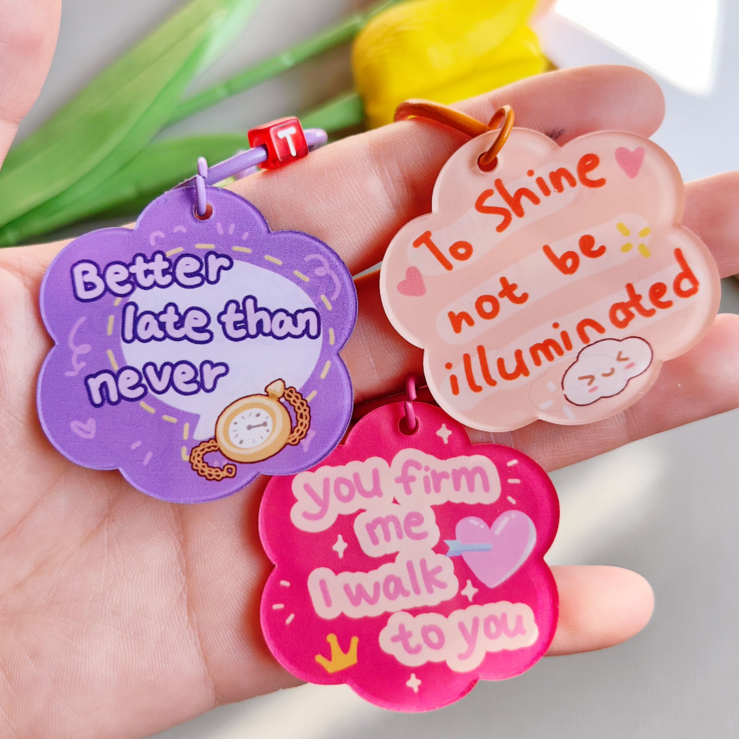 Low Price High quality Custom Logo Acrylic Key Chains Diy Accessories