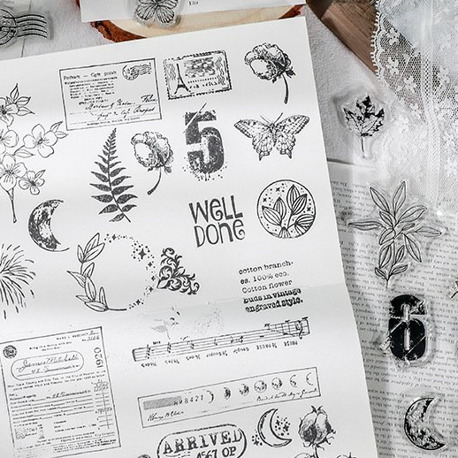 Transparent Clear Silicone Stamp Sheets Fo...