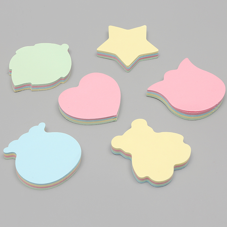 Low Moq Custom Shape Coloful Sticky N...