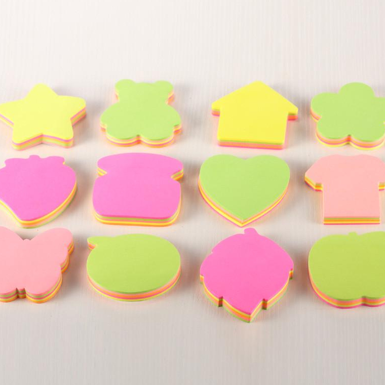 Custom Multi-Shape Sticky Notes Creative C...
