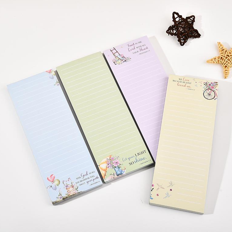Custom Magnetic Self Adhesive Notepad Good Quality Paper Memo Pad