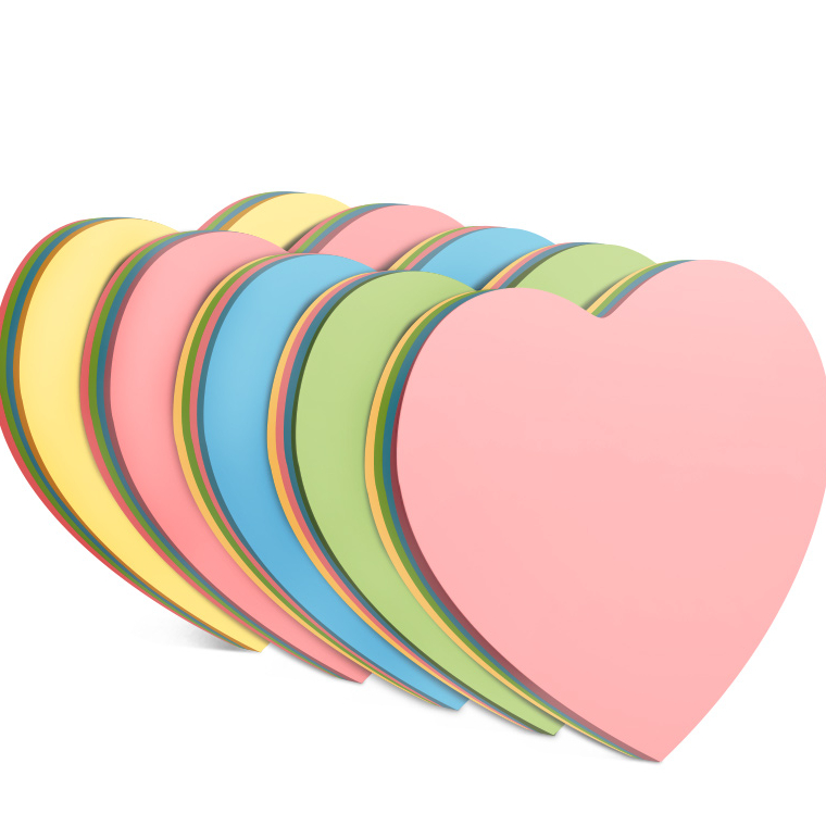 Custom Multi-Shape Sticky Notes Creative Color Post-It Notes For Students And Adults