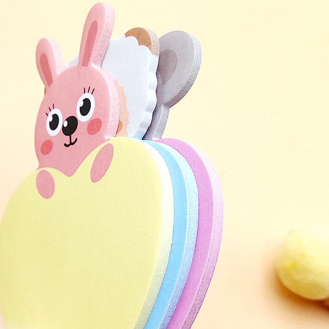 Custom Cute Shape Design Memo Pad High Quality Sticky Notepads