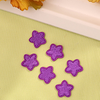 Colorful Star Patterns Self-Adhesive Embroidered Patches Personal