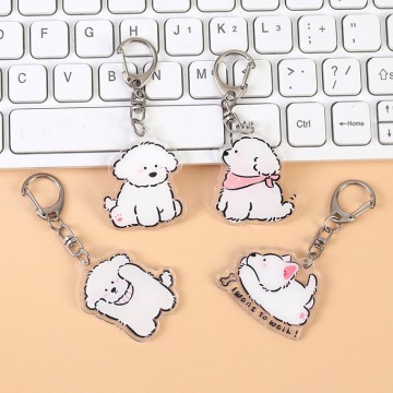 Custom Acrylic Double Sided Cute Keychain For Special Gifts