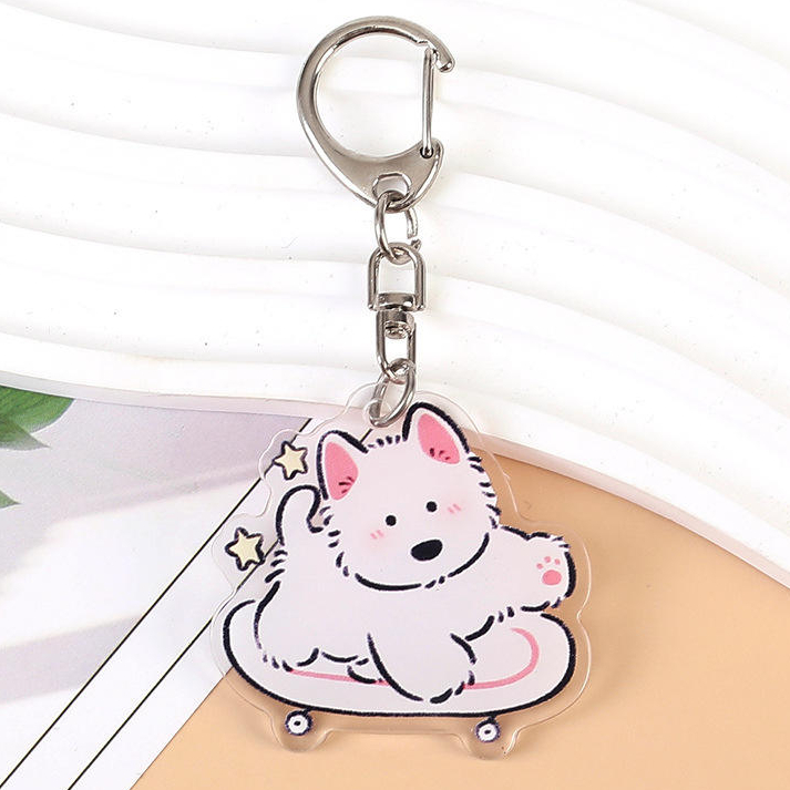 Custom Acrylic Double Sided Cute Keychain For Special Gifts