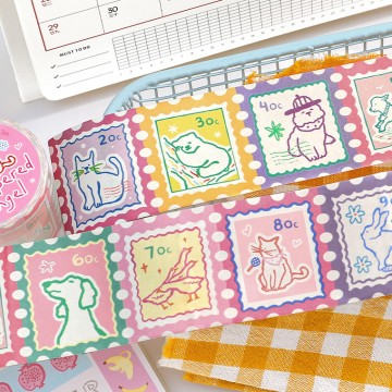 High Quality Custom Style Printing Stamp Washi Tape For Gifts