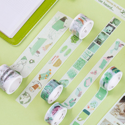 Hot Sale School Stationery Washi Tape Custom Printed Set