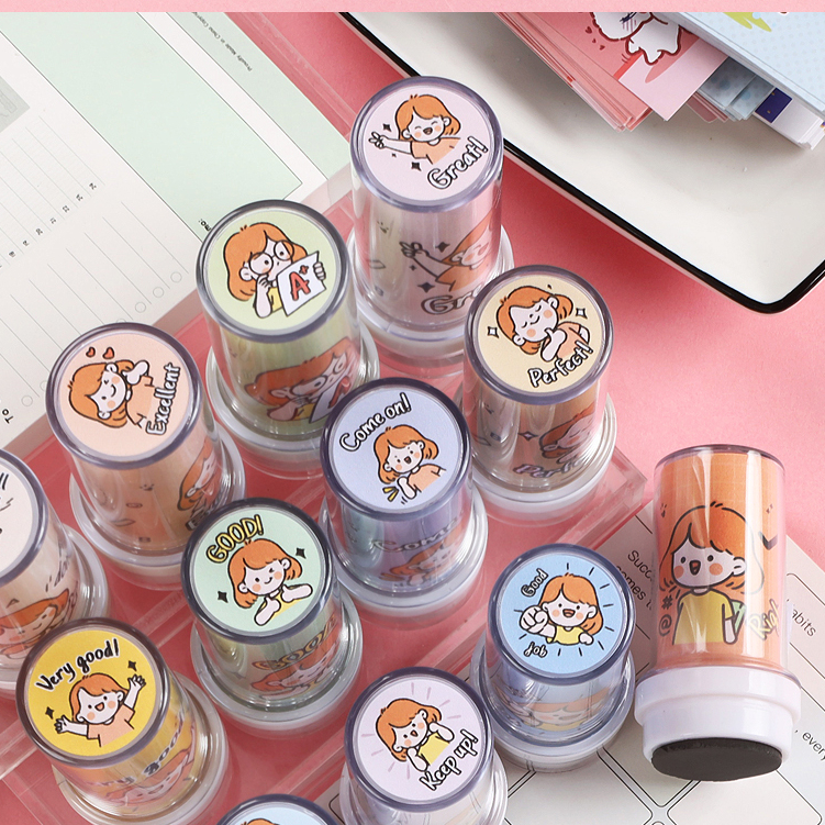 Customized Self Ink Stamp Set Station...