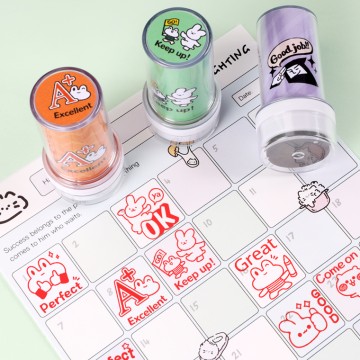 Small Rubber Stamp Set Custom Durable Self Ink Stamp DIY Making