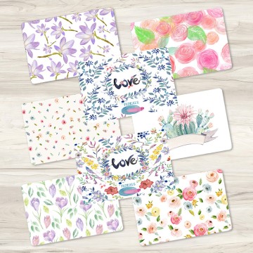 Multi Purpose Personalized Cards Matte Fin...