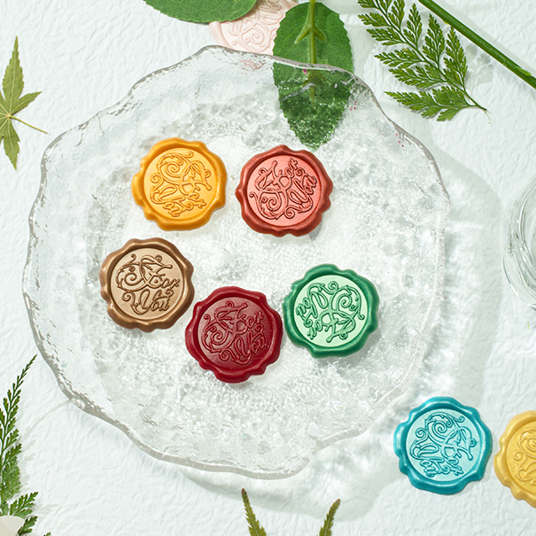 colorful wax sticker