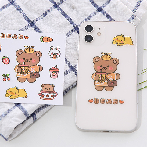 Personalized Waterproof Kawaii Stickers Vinyl Sticker Sheet