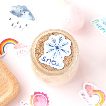 Small Weather Stickers Custom Design Die C...